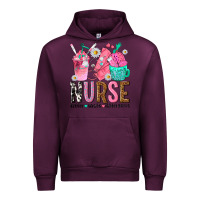 Mauve Wine nurse coffee scrubs rubber gloves Urban Hoodie - texasbilliewilder