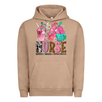 Pigment Burro nurse coffee scrubs rubber gloves Urban Hoodie - texasbilliewilder