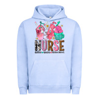 Pigment Grape Ice nurse coffee scrubs rubber gloves Urban Hoodie - texasbilliewilder