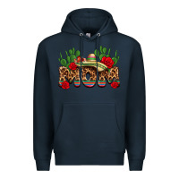 Navy mexican mom Premium Hoodie - texasbilliewilder