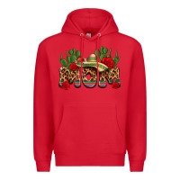 Red mexican mom Premium Hoodie - texasbilliewilder