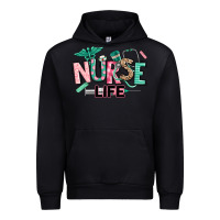 Black nurse life Urban Hoodie - texasbilliewilder