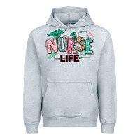 Heather Grey nurse life Urban Hoodie - texasbilliewilder