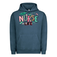 Pigment Midnight Navy nurse life Urban Hoodie - texasbilliewilder