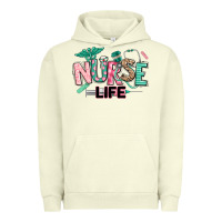 Pigment Pistachio nurse life Urban Hoodie - texasbilliewilder