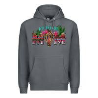 Rock mexican mom with cactus Premium Hoodie - texasbilliewilder