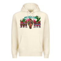 Sandshell mexican mom with cactus Premium Hoodie - texasbilliewilder