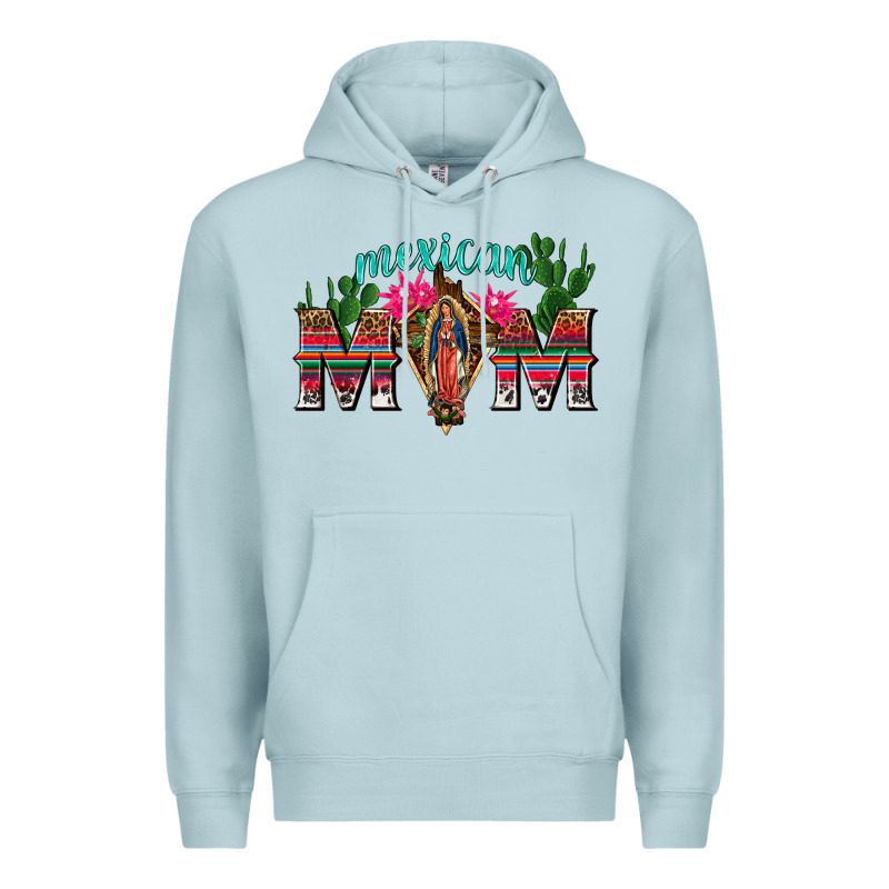 Mexican Mom With Cactus Premium Hoodie by texasbilliewilder | Teevron