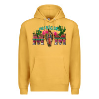 Mustard mexican mom with cactus Premium Hoodie - texasbilliewilder