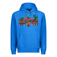 True Royal mexican mom with cactus Premium Hoodie - texasbilliewilder