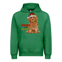Emerald merry and bright toy poodle Urban Hoodie - RanaPortraitStore