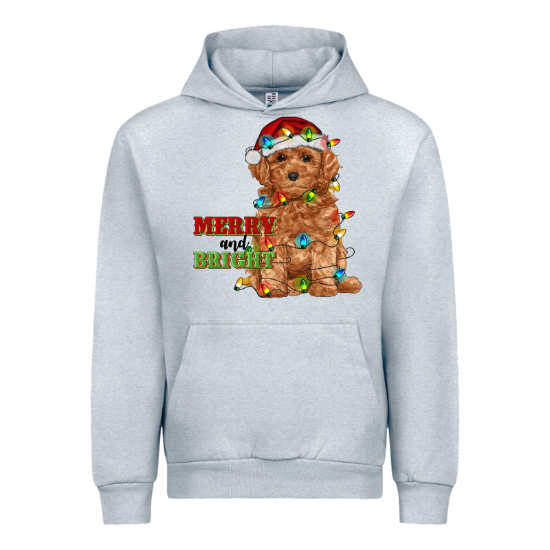 Merry And Bright Toy Poodle Urban Hoodie by RanaPortraitStore | Teevron