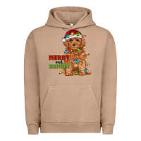 Pigment Burro merry and bright toy poodle Urban Hoodie - RanaPortraitStore