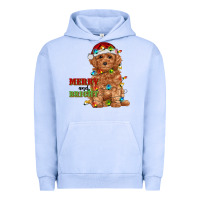 Pigment Grape Ice merry and bright toy poodle Urban Hoodie - RanaPortraitStore