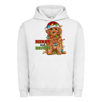 Pigment Lunar Rock merry and bright toy poodle Urban Hoodie - RanaPortraitStore