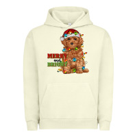 Pigment Pistachio merry and bright toy poodle Urban Hoodie - RanaPortraitStore