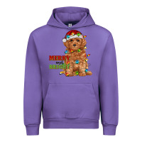 Tulip merry and bright toy poodle Urban Hoodie - RanaPortraitStore