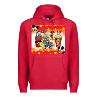 Cardinal cartoon characters coffee cups Premium Hoodie - Zillion Design Studio
