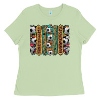 Matcha soccer camouflage serape cowhide turquoise leopard glitter  brushstrok Ladies Tee - Artiststas