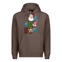 Coffee ho ho ho christmas Premium Hoodie - RanaPortraitStore