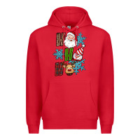 Red ho ho ho christmas Premium Hoodie - RanaPortraitStore