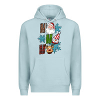 Blue Mist ho ho ho christmas Premium Hoodie - RanaPortraitStore