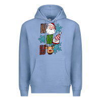 Colony Blue ho ho ho christmas Premium Hoodie - RanaPortraitStore