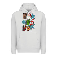 Dove Grey ho ho ho christmas Premium Hoodie - RanaPortraitStore