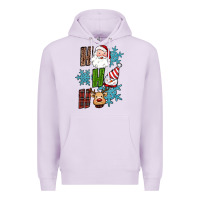 Lilac ho ho ho christmas Premium Hoodie - RanaPortraitStore
