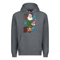 Rock ho ho ho christmas Premium Hoodie - RanaPortraitStore