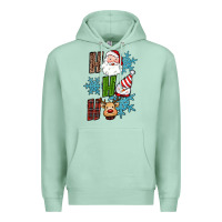 Seafoam ho ho ho christmas Premium Hoodie - RanaPortraitStore