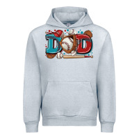 Heather Grey dad baseball Urban Hoodie - Zillion Design Studio