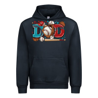 Navy dad baseball Urban Hoodie - Zillion Design Studio