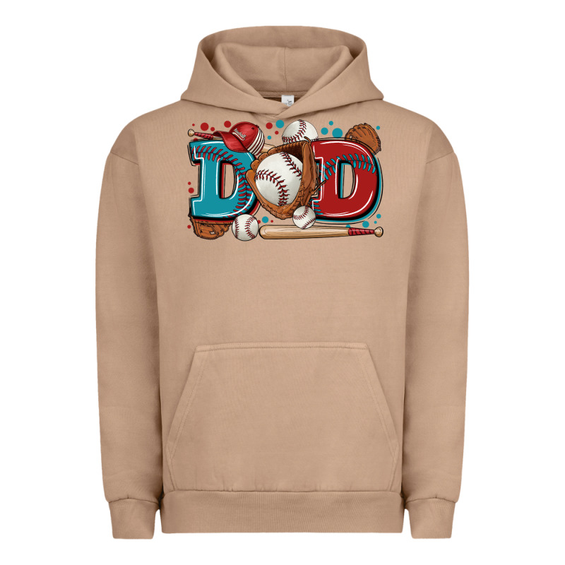 Dad Baseball Urban Hoodie by Zillion Design Studio | Teevron