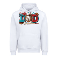 White dad baseball Urban Hoodie - Zillion Design Studio