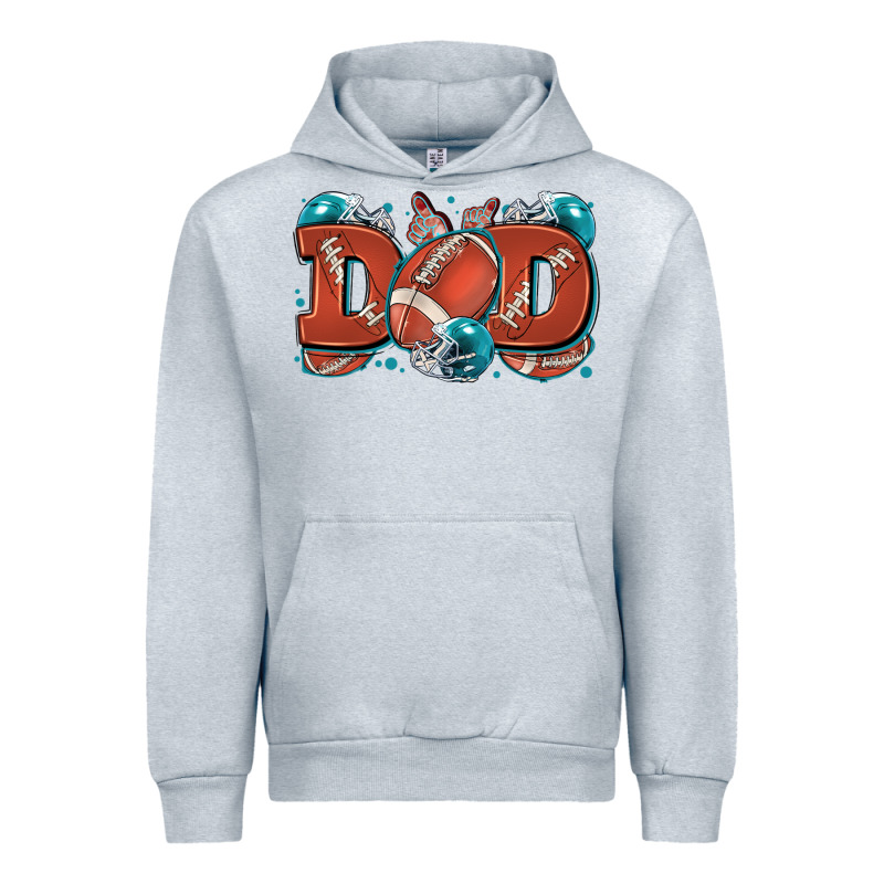 Dad American Football Urban Hoodie by Zillion Design Studio | Teevron