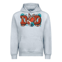 Heather Grey dad American football Urban Hoodie - Zillion Design Studio