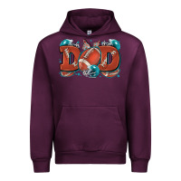 Mauve Wine dad American football Urban Hoodie - Zillion Design Studio