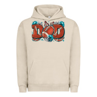 Pigment French Oak dad American football Urban Hoodie - Zillion Design Studio