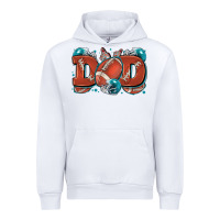 White dad American football Urban Hoodie - Zillion Design Studio