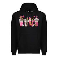 Black mom fuel coffee cups Premium Hoodie - texasbilliewilder