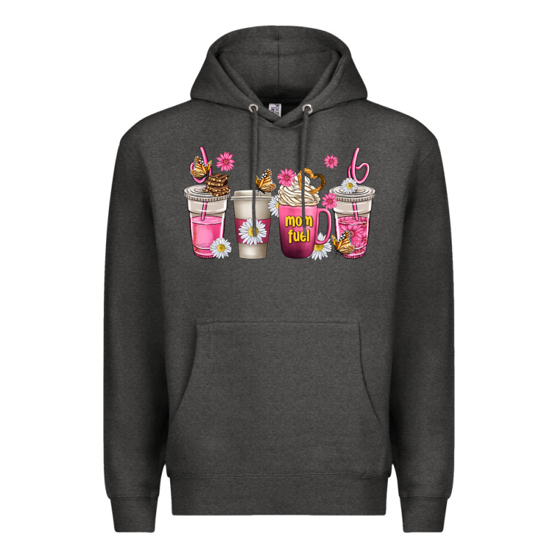 Mom Fuel Coffee Cups Premium Hoodie by texasbilliewilder | Teevron