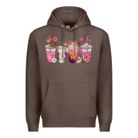 Coffee mom fuel coffee cups Premium Hoodie - texasbilliewilder