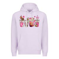 Lilac mom fuel coffee cups Premium Hoodie - texasbilliewilder