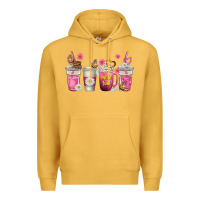 Mustard mom fuel coffee cups Premium Hoodie - texasbilliewilder