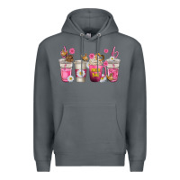 Rock mom fuel coffee cups Premium Hoodie - texasbilliewilder