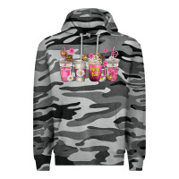 Slate Camo mom fuel coffee cups Premium Hoodie - texasbilliewilder