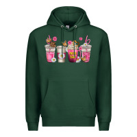 Sports Green mom fuel coffee cups Premium Hoodie - texasbilliewilder