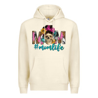 Sandshell mom life with skull Premium Hoodie - texasbilliewilder