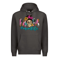 Smoke mom life with skull Premium Hoodie - texasbilliewilder